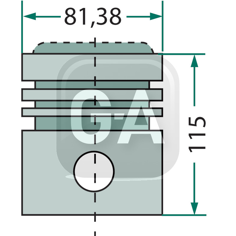 Kit piston Guldner